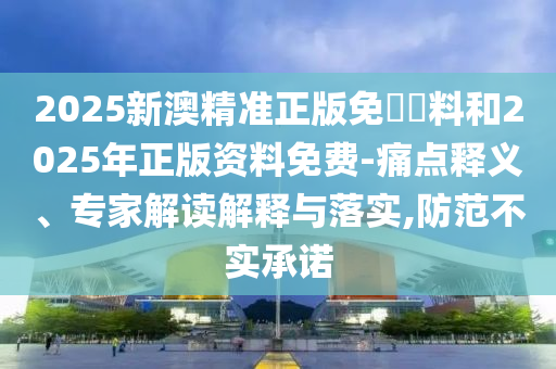 新澳2025精準(zhǔn)最新版本資料免費(fèi)和2025全年免費(fèi)資料大全,可靠解答、專家解讀解釋與落實(shí)?-識別虛假的面具